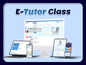 E-Tutor Class web and app UI design